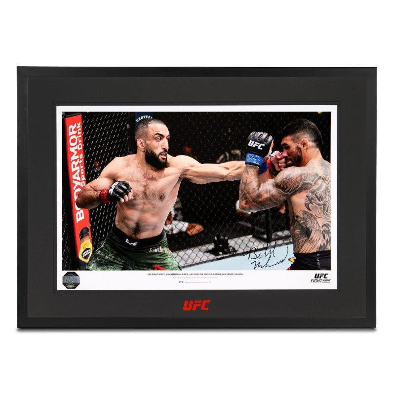 Belal Muhammad Signed Print 600x400mm UFC FN 1