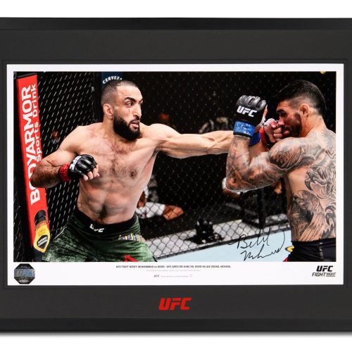 Belal Muhammad Signed Print 600x400mm UFC FN 5