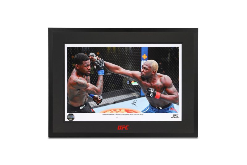 Derek Brunson Signed Print 600x400mm UFC FN 1 da239e78 dc5f 426c bca0 185541501dd6