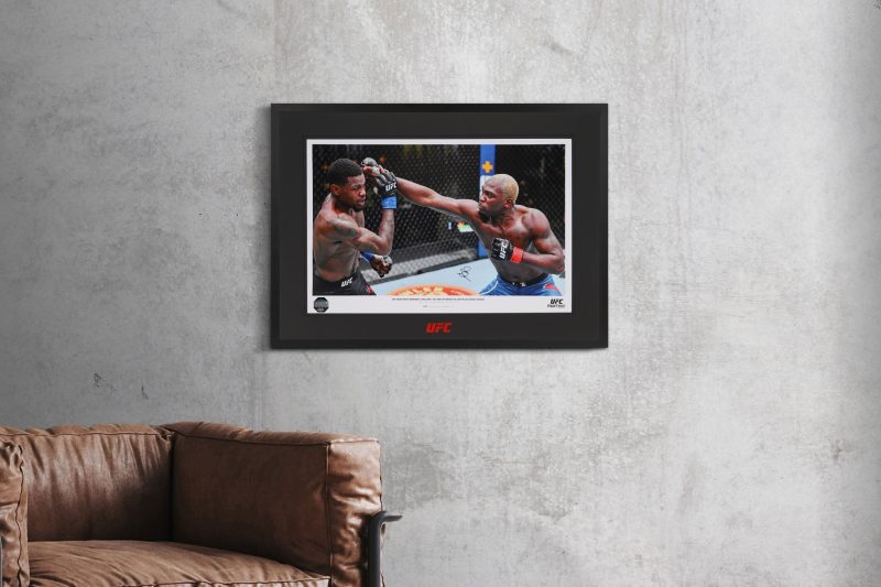 Derek Brunson Signed Print 600x400mm UFC FN 2