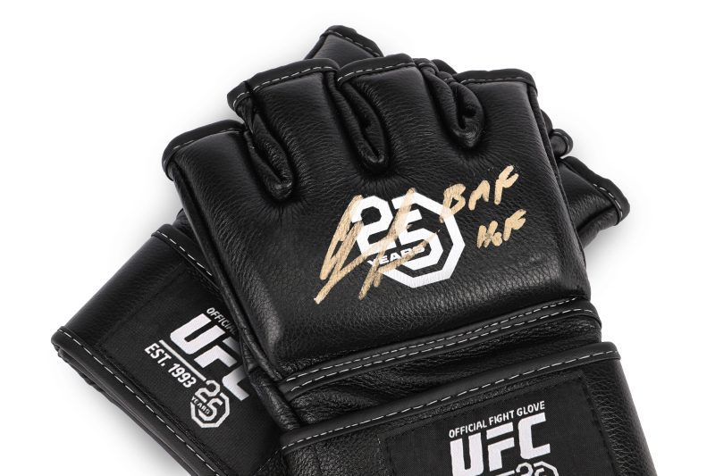 Donald Cerrone Signed Replica Gloves 25 Anniversary 2