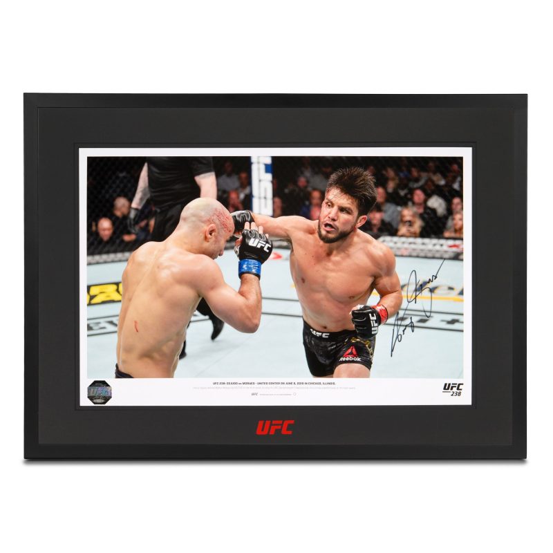 Henry Cejudo Signed Print 600x400mm UFC 238 1