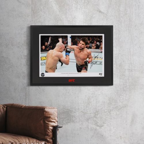 Henry Cejudo Signed Print 600x400mm UFC 238 2