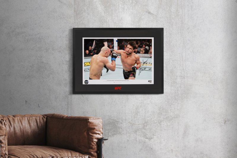 Henry Cejudo Signed Print 600x400mm UFC 238 2