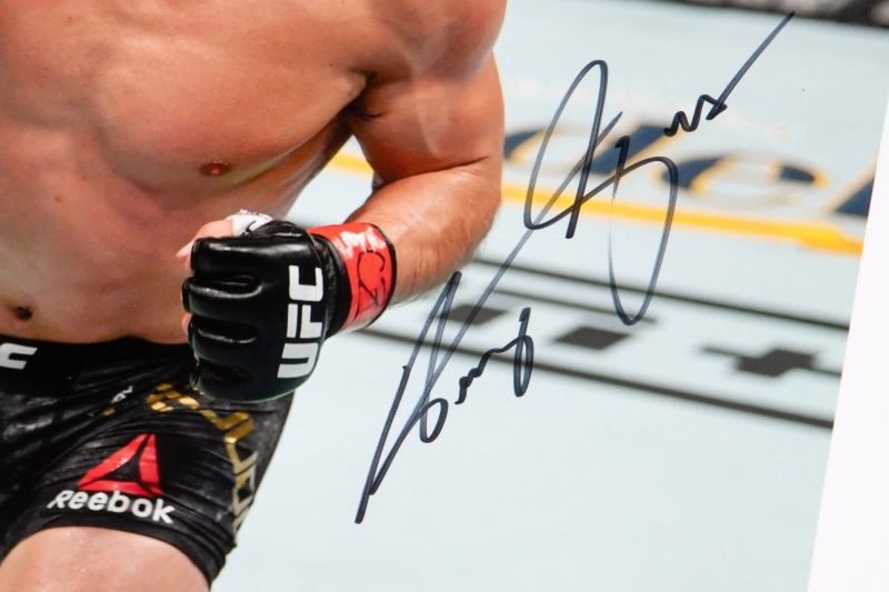 Henry Cejudo Signed Print 600x400mm UFC 238 3