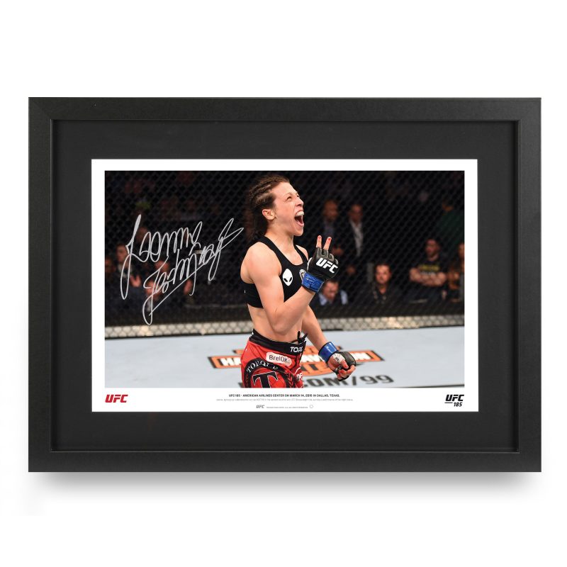 Joanna Jedrzejczyk Framed Print UFC 185 1