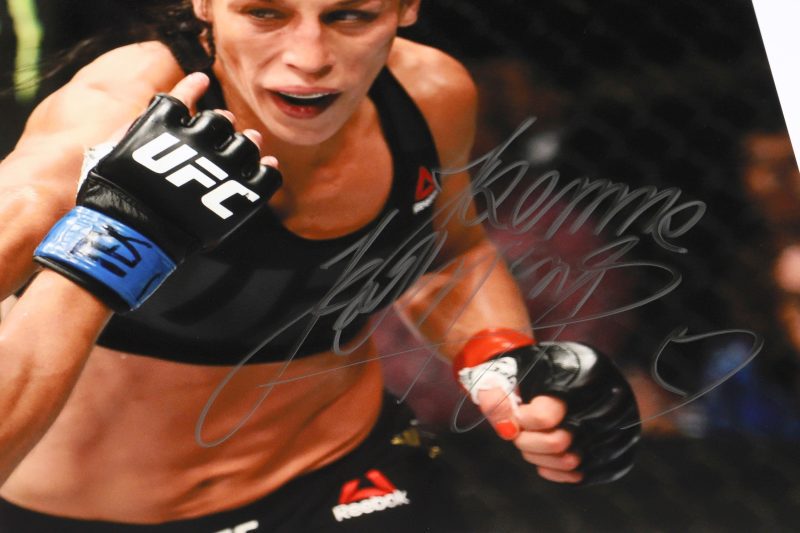 Joanna Jedrzejczyk Signed Print 600x400mm UFC 211 3