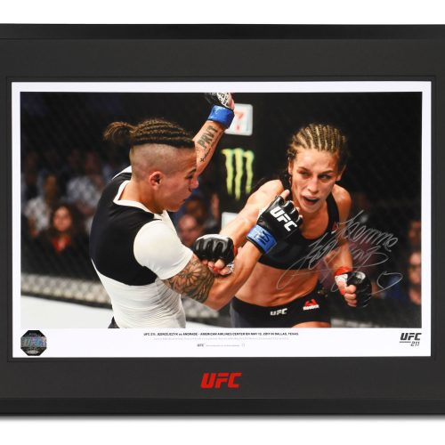 Joanna Jedrzejczyk Signed Print 600x400mm UFC 211 5