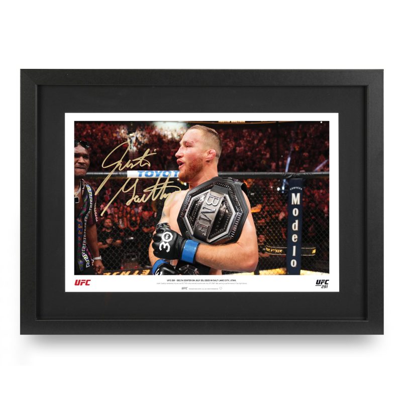 Justin Gaethje Framed Print 1 5