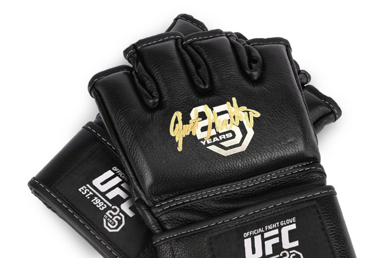 Justin Gaethje Signed Replica Gloves 25 Anniversary 2