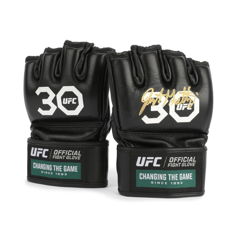 Justin Gaethje Signed Replica Gloves 30 Anniversary 1