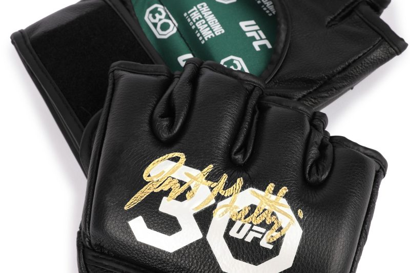 Justin Gaethje Signed Replica Gloves 30 Anniversary 2