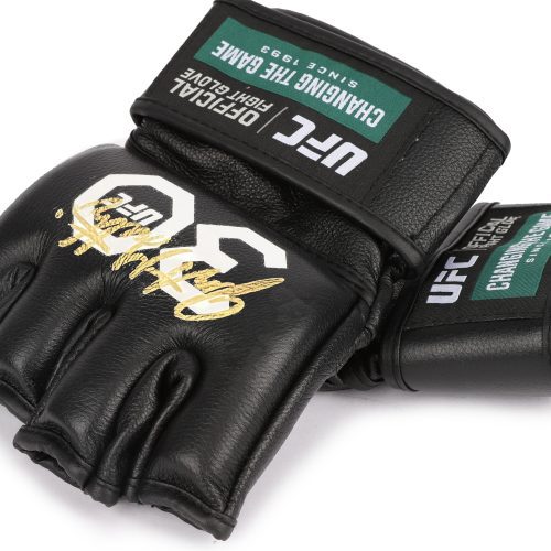 Justin Gaethje Signed Replica Gloves 30 Anniversary 3