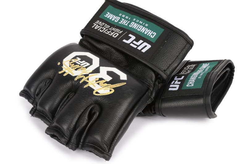 Justin Gaethje Signed Replica Gloves 30 Anniversary 3