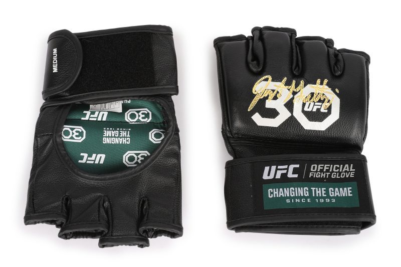 Justin Gaethje Signed Replica Gloves 30 Anniversary 4