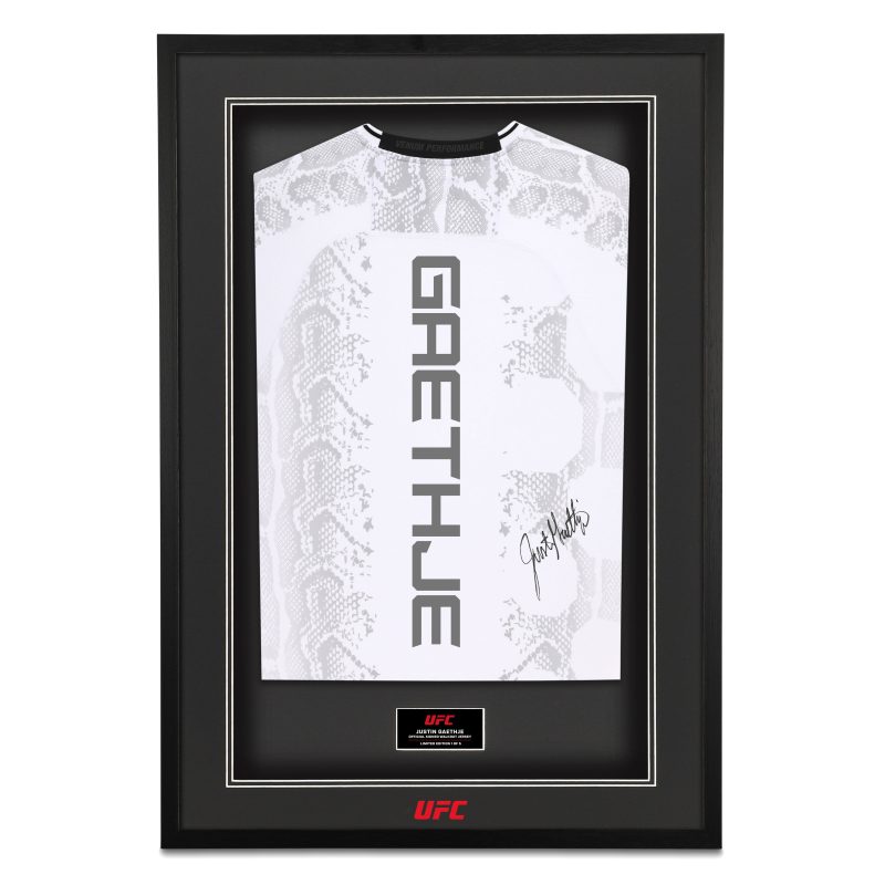 Justin Gaethje Signed UFC Fight Night Jersey 1