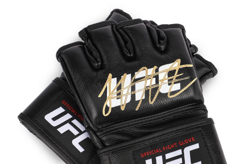 Khabib Nurmagomedov UFC Signed Replica Gloves 2 1