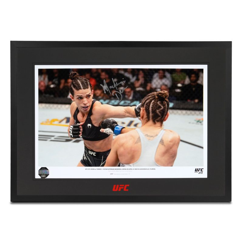 Mackenzie Dern Signed Print 600x400mm UFC 273 1