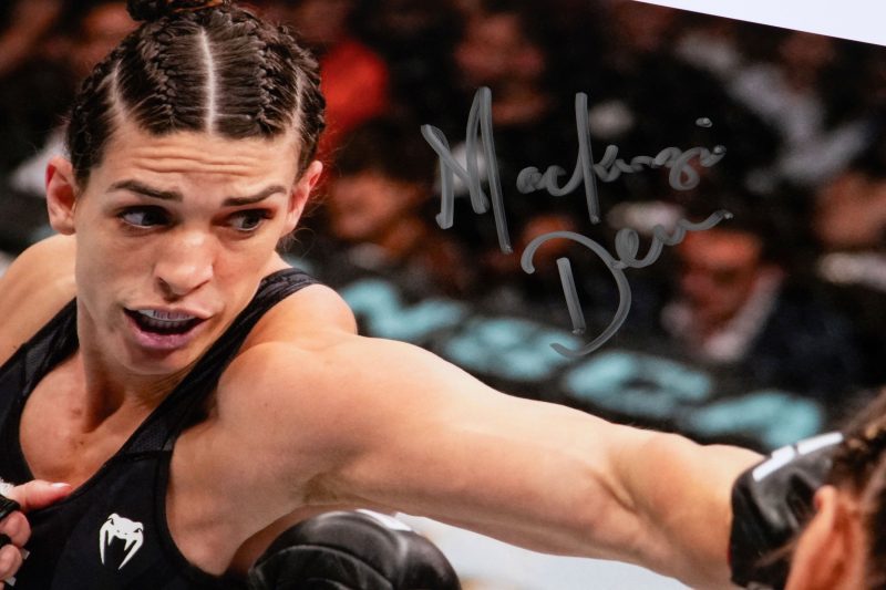 Mackenzie Dern Signed Print 600x400mm UFC 273 3