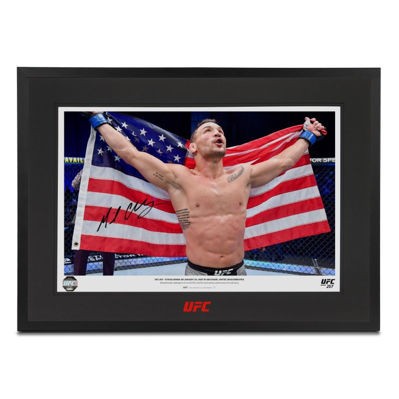 Michael Chandler Signed Photo 600x400mm 1