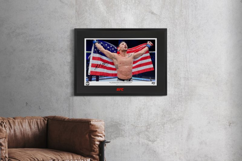 Michael Chandler Signed Photo 600x400mm 2