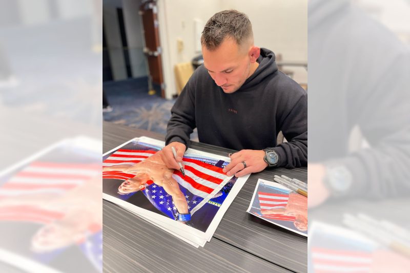 Michael Chandler Signed Photo 600x400mm 6