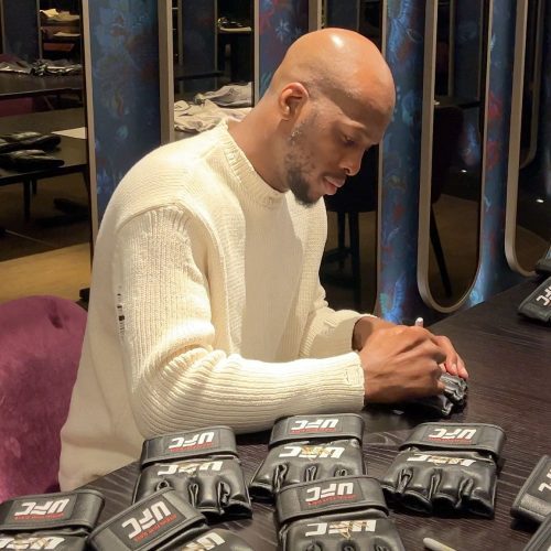 Michael Page UFC Signed Replica Gloves 5