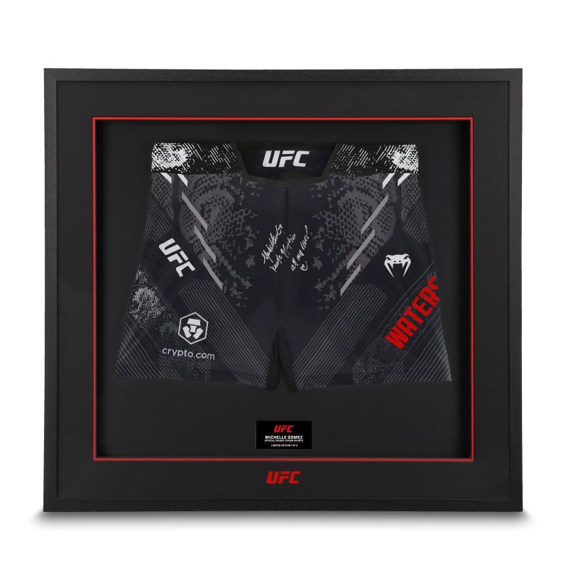 Michelle Gomez Signed UFC Shorts 1