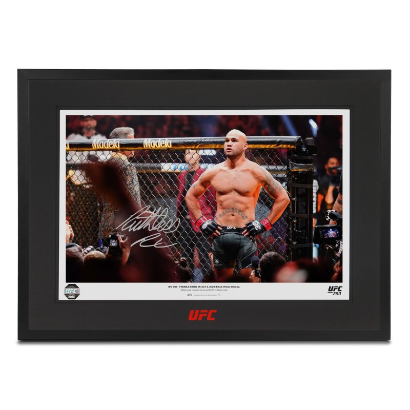 Robbie Lawler Signed Photo 600x400mm 1