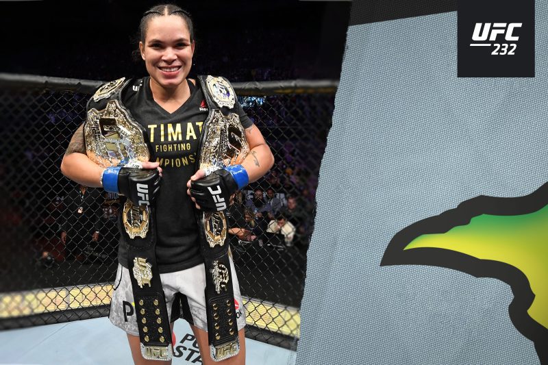 UFC Breaking Barriers Amanda Nunes Triple Canvas 7