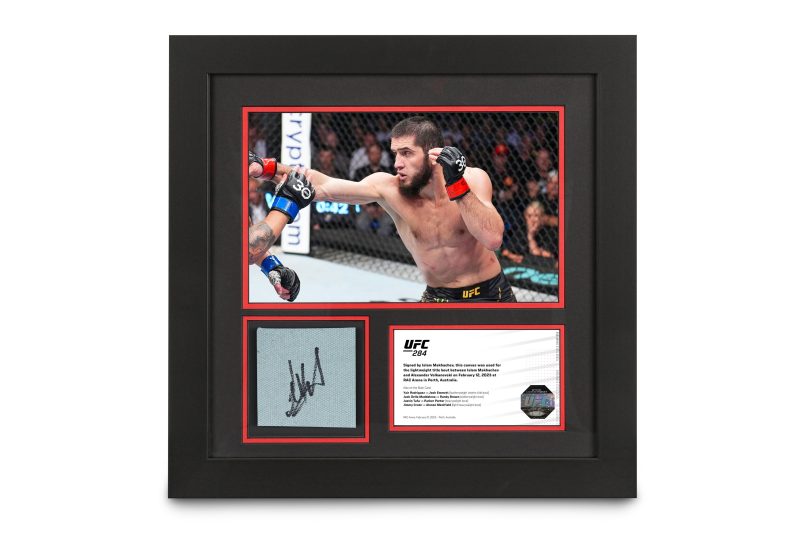 UFC Canvas Photo Islam Makhachev Signed Canvas 1