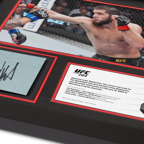 UFC Canvas Photo Islam Makhachev Signed Canvas 2