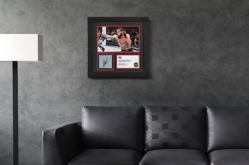 UFC Canvas Photo Islam Makhachev Signed Canvas 5