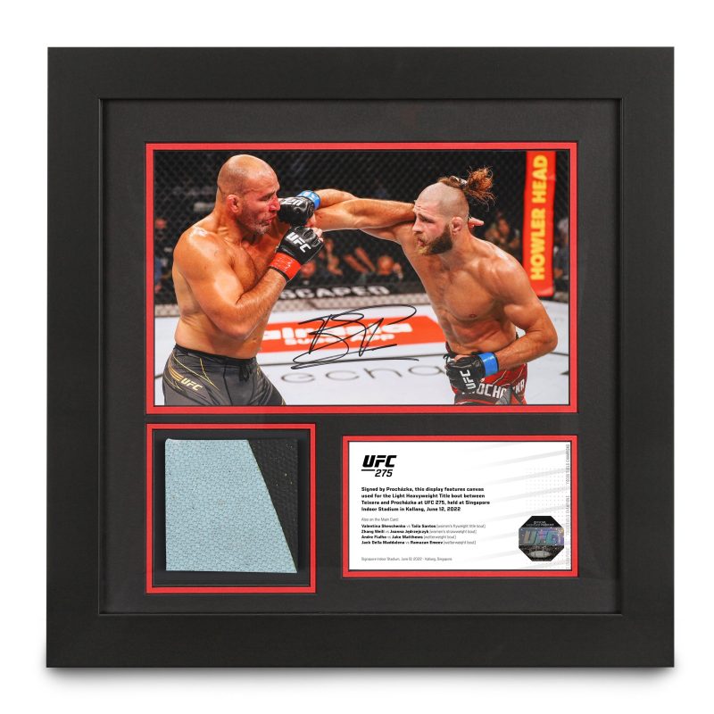 UFC Canvas Photo Jiri Prochazka Signed Photo 1x1 1