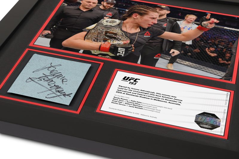 UFC Canvas Photo Joanna Jedrzejczyk Signed Canvas 2 1