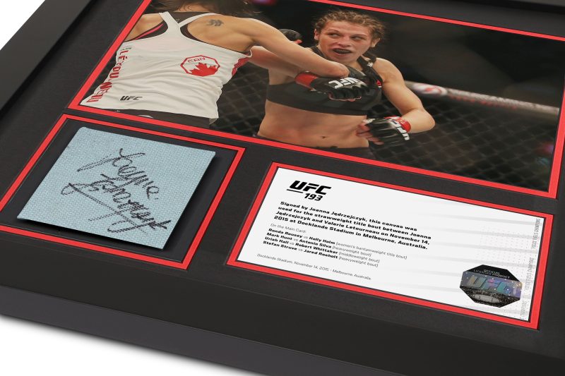 UFC Canvas Photo Joanna Jedrzejczyk Signed Canvas 2 2