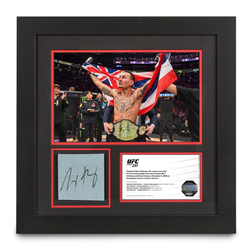 UFC Canvas Photo Max Holloway Signed Canvas 1