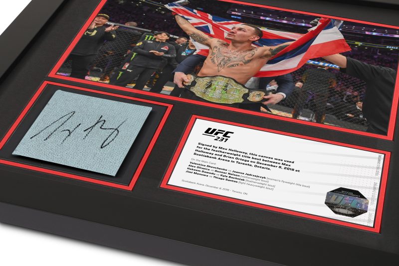 UFC Canvas Photo Max Holloway Signed Canvas 2