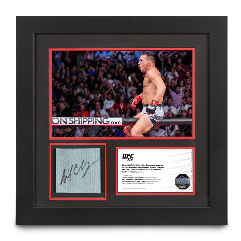 UFC Canvas Photo Michael Chandler Signed Canvas 1