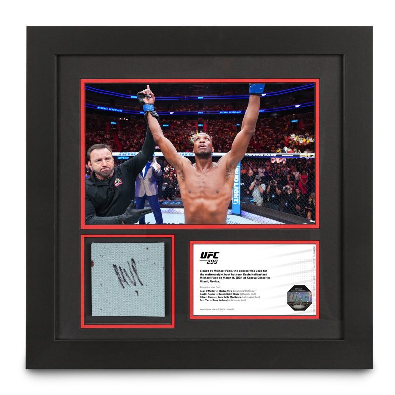 UFC Canvas Photo Michael Page Signed Canvas 1