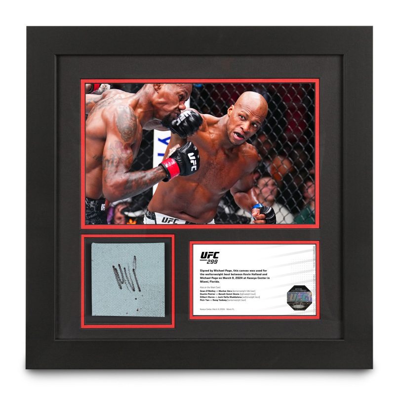 UFC Canvas Photo Michael Page Signed Canvas 1 1