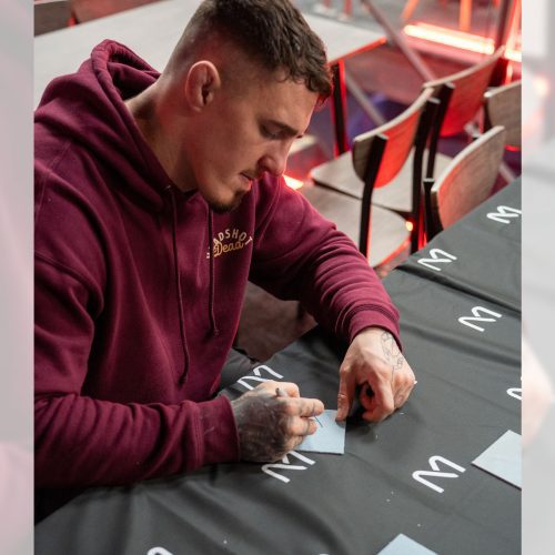 UFC Canvas Photo Tom Aspinall Signed Canvas 6 1