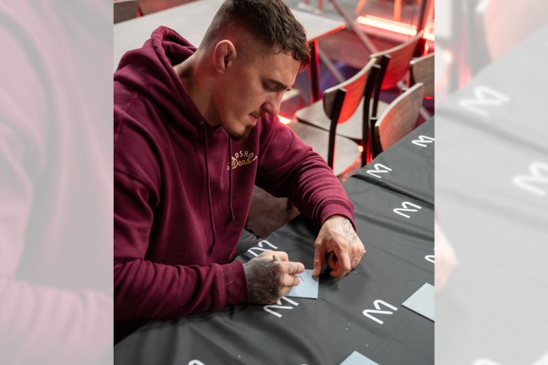 UFC Canvas Photo Tom Aspinall Signed Canvas 6 1