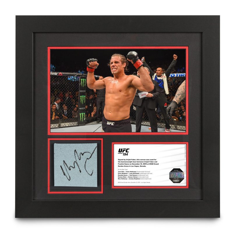 UFC Canvas Photo Urijah Faber Signed Canvas 1