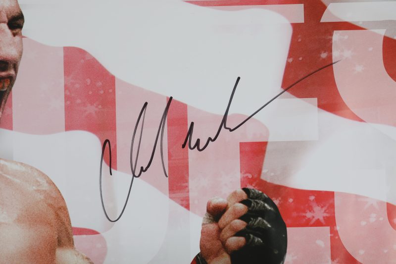 UFC189Mendesvs.McGregorAutographedEventPoster 3