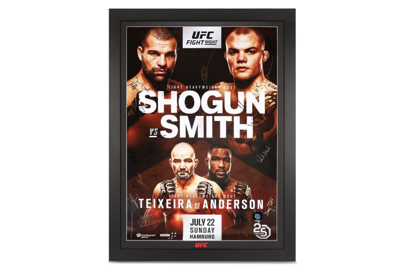 UFCFN134ShogunvsSmithSignedEventPoster 1 5fea0993 f29f 4667 b47c 29bc1680327d