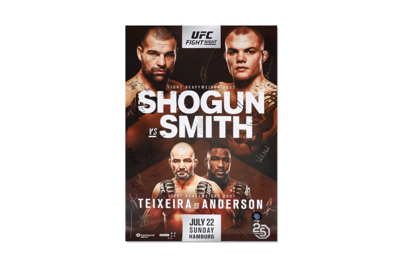 UFCFN134ShogunvsSmithSignedEventPoster 5