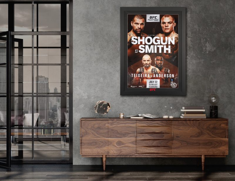 UFCFN134ShogunvsSmithSignedEventPoster 6