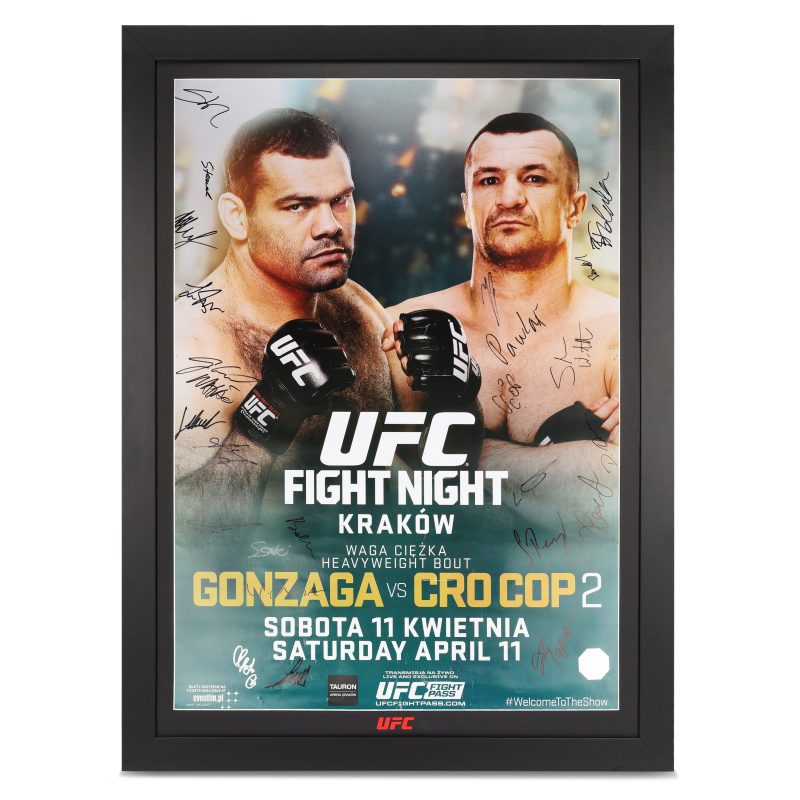 UFCFN64GonzagavsVroCopSignedEventPoster 1