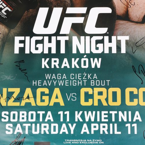 UFCFN64GonzagavsVroCopSignedEventPoster 4